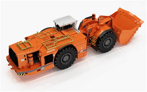 Sandvik Lh621i Underground Loader 3d Model Turbosquid 1637244