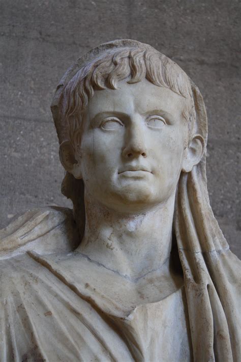 Augustus As Pontifex Maximus Detail Illustration World History