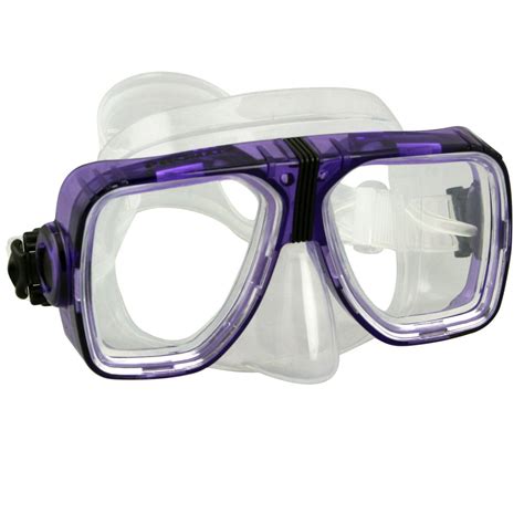 Promate Scope Prescription Dive Mask For Scuba Diving And Snorkeling Purple20
