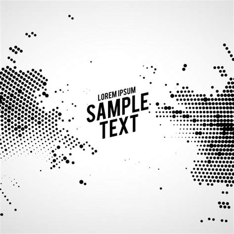 Download Free Black And White Abstract Background With Dots Vector