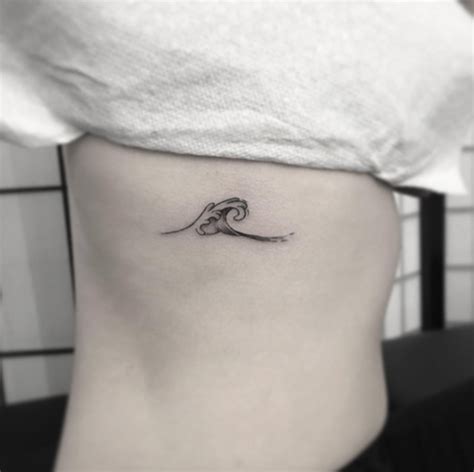 Wave tattoo designs are one of the best designs for body art as it can contain a deep meaning. 60 Incredibly Tasteful Tiny Tattoo Designs - TattooBlend