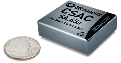 Microsemi Announces New Chip Scale Atomic Clock For Space Combining