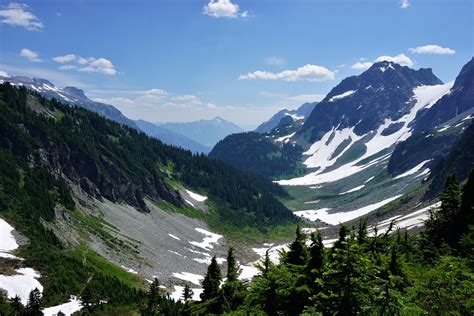 Cascade Pass In North Cascades National Park Accessible Via The