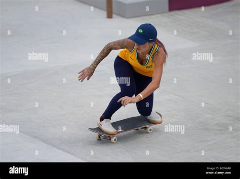 july 26 2021 leticia bufoni during women s street skateboard at the olympics at ariake urban