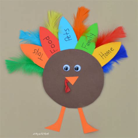 Thankful Turkey Kid Craft And Book The Resourceful Mama