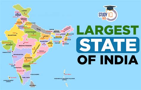 Largest State In India By Population And By Area Map