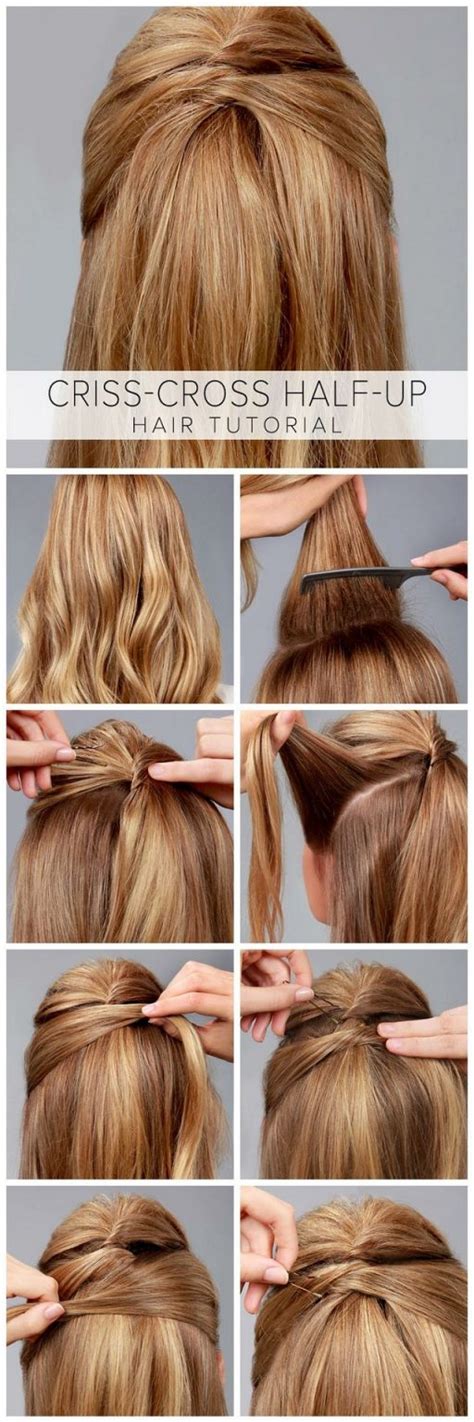 criss cross hairstyle tutorial alldaychic
