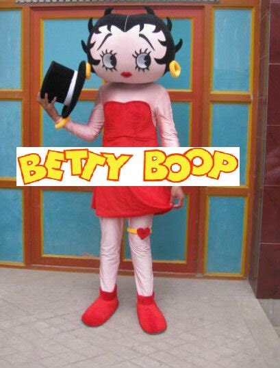 Betty Boop Cartoon Mascot Character Adult Costume Anime