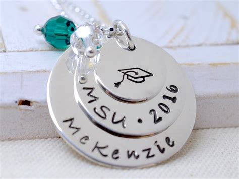 Loveitpersonalized Personalized Graduation Necklace Sterling Silver