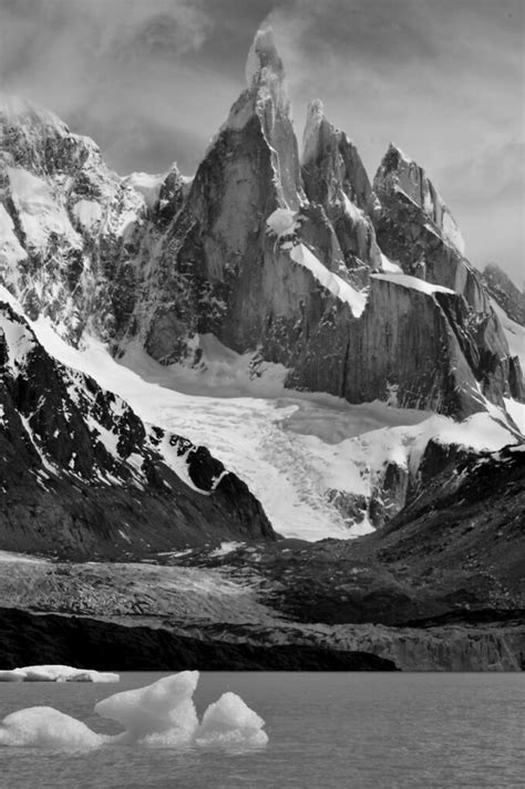 Cerro Torre Bandw Cerro Torre Parque Nacional Los Glaciares Flickr