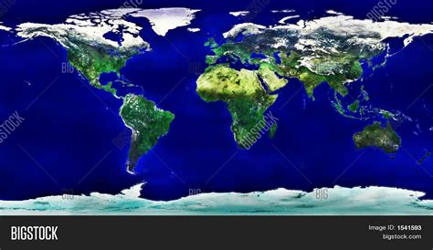 High Resolution Colored World Map Image And Photo Bigstock