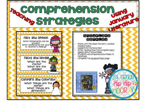 1st Grade Hip Hip Hooray Teaching Comprehension Strategies With