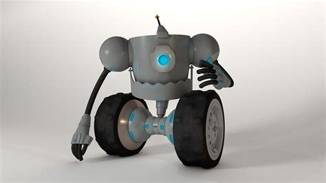 Wheel E Robot On Behance
