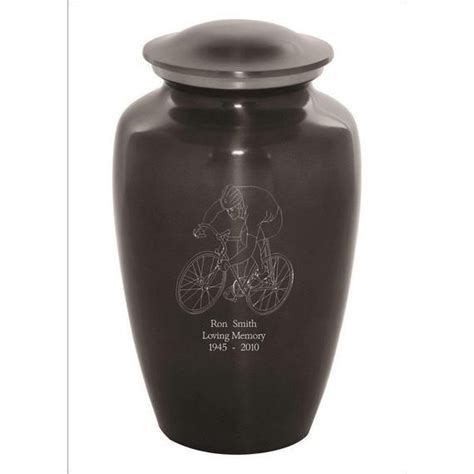 Custom Engraved Bicycle Sports Cremation Urn Etsy In 2021 Cremation