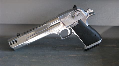@magnumresearchinc desert eagle.50ae with compensated barrel. Desert Eagle .50 AE w/Muzzle Brake DE50PCMB Mag... for sale