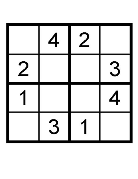 Sudoku Worksheet For Beginners