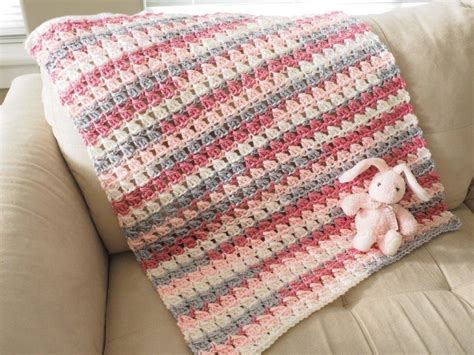 Posted on may 26, 2019 by admin. Cross-Over Block Stitch Baby Blanket Crochet Pattern ...