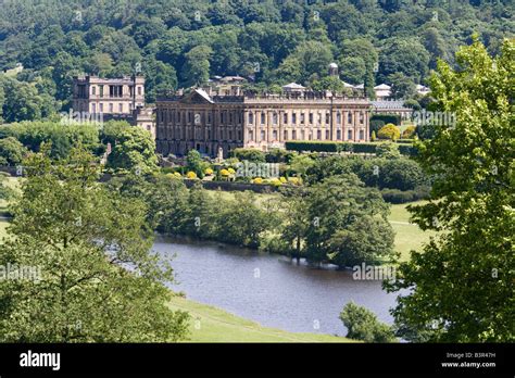 Chatsworth House Derbyshire Duke And Duchess Of Devonshire Stock Photo