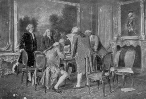 Signing Of The Treaty Of Paris January 1783 Treaty Of Paris