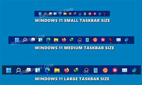 How To Change Taskbar Size In Windows 11 Droidwin Droidwin