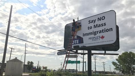 Anti Immigration Billboards Taken Down Ctv News