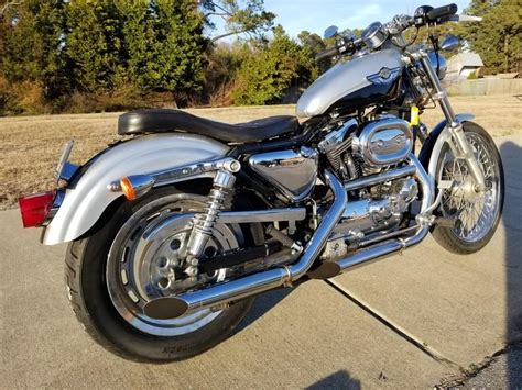2003 Harley Davidson® Xl1200c Sportster® 1200 Custom Silver Black Harbinger North Carolina