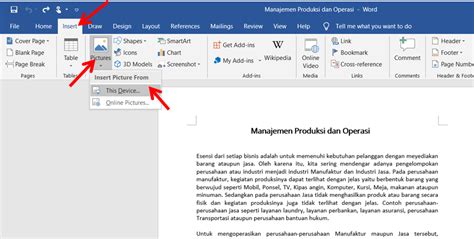 1. Menggunakan Microsoft Word Mobile