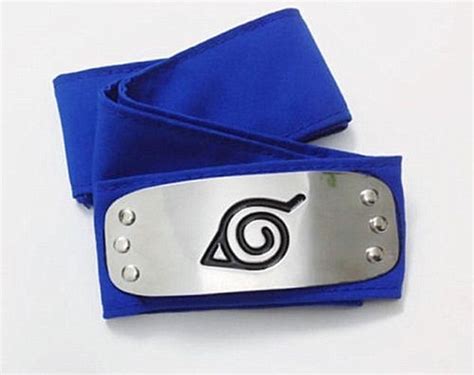 Bandana Naruto Aldeia Da Folha Konoha Azul R 2599 Em Mercado Livre