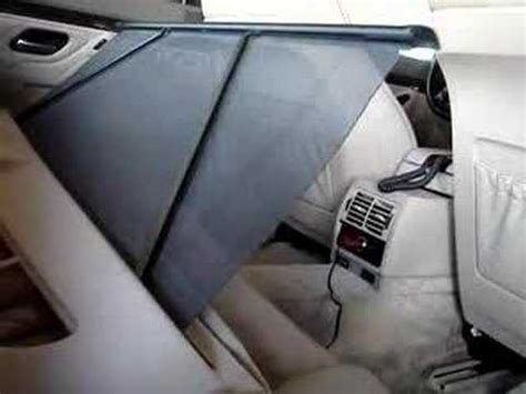 Bmw f10 electric trunk lid retrofit s316a подробнее. E38 rear electric shade test before retrofit - YouTube