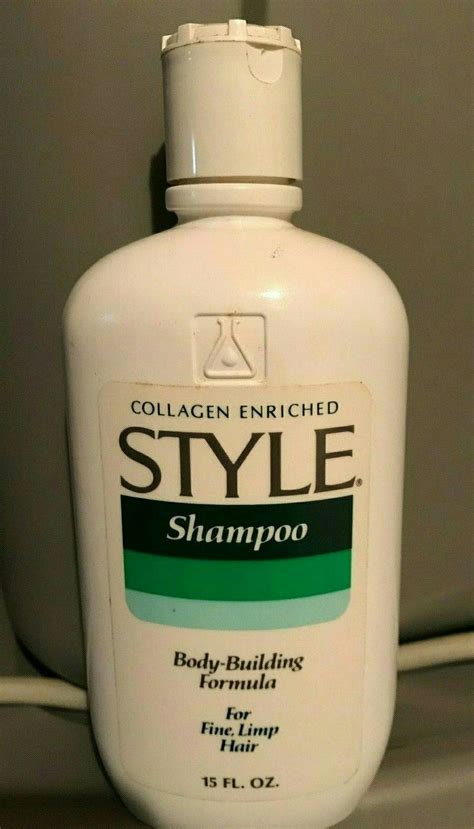 Style Shampoo Bottle Collagen Enriched 1985 Shampoo Shampoo