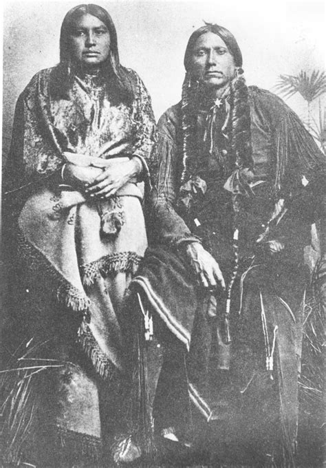 Quanah Parker And One Of His Wives The Portal To Texas History