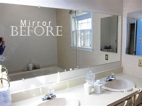 How To Install A Large Frameless Bathroom Mirror Bathroom Poster