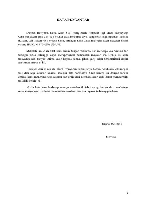 Contoh Kata Pengantar Makalah – pulp