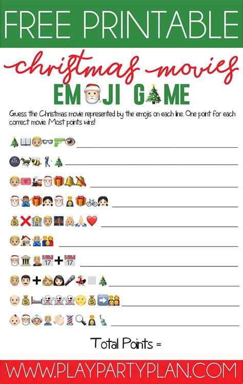 Free Printable Emoji Christmas Games Printable Templates