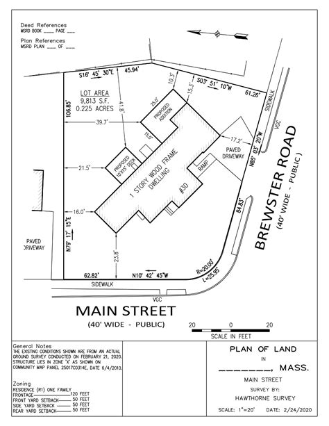 Certified Plot Plans Hawthorne Land Surveying Services Inc