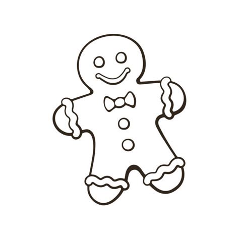 Christmas cookies in different shapes watercolor illustration. Royalty Free Gingerbread Man Clip Art, Vector Images & Illustrations - iStock