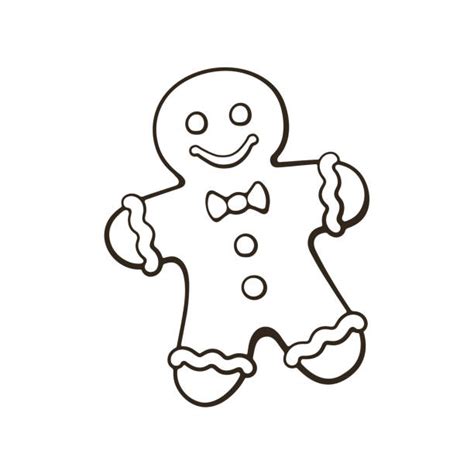 Check out our christmas clipart black and white selection for the very best in unique or custom, handmade pieces from our papercraft shops. Royalty Free Gingerbread Man Clip Art, Vector Images & Illustrations - iStock