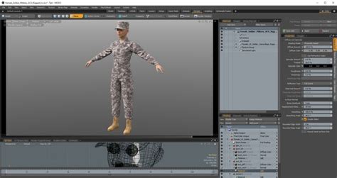 3d Female Soldier Military Acu Rigged For Modo Turbosquid 1721962