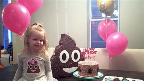 Spunky Little Girl Insists On Poop Themed Birthday Cbs News