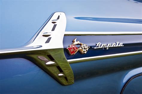 1960 Chevrolet Impala Emblem Photograph By Glenn Gordon