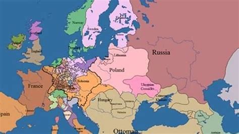 Histoire De Leurope 1000 Ans En 5 Minutes Europe Map Historical