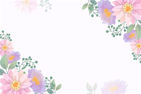 Check spelling or type a new query. Pastel colored floral wallpaper with copy space | Free Vector