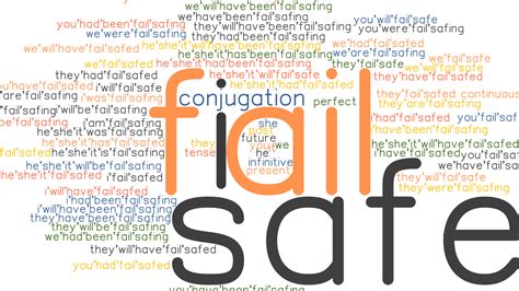 Fail Safe Past Tense Verb Forms Conjugate Fail Safe