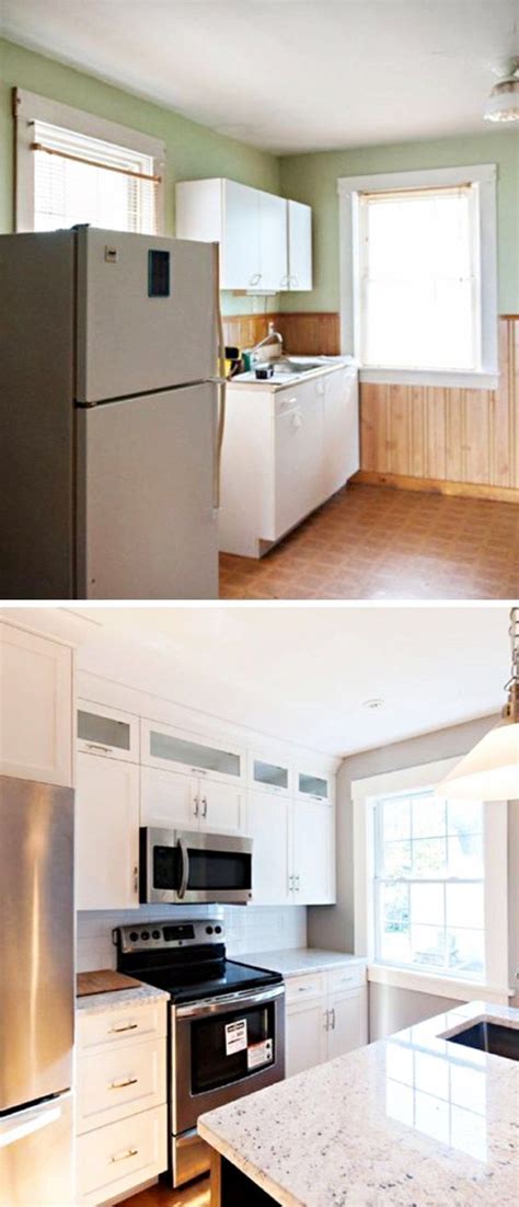 You could alter or modify it with a new look. Small Kitchen Remodels Before and After PICTURES To Drool ...