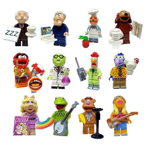 Set 12 Minifigures The Muppet Brix Planet Lego Minifigure World Shop