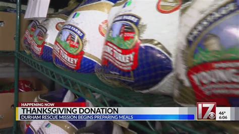 Last Minute Donations Help Make Durham Rescue Missions Thanksgiving