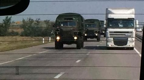 Ukraine Crisis Russia Aid Convoy Heads For Border Bbc News