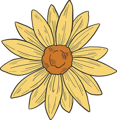 Yellow Flower Clipart Free Download Transparent Png Creazilla
