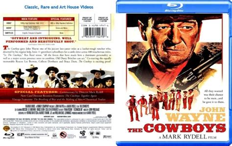 The Cowboys ~ Blu Ray ~ John Wayne Bruce Dern 1972 Wbhe Ebay