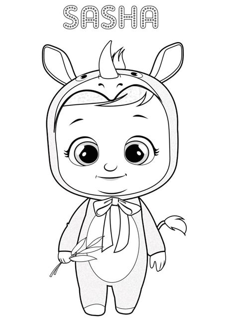 Cry Babies Coloring Pages - Free Printable Coloring Pages for Kids